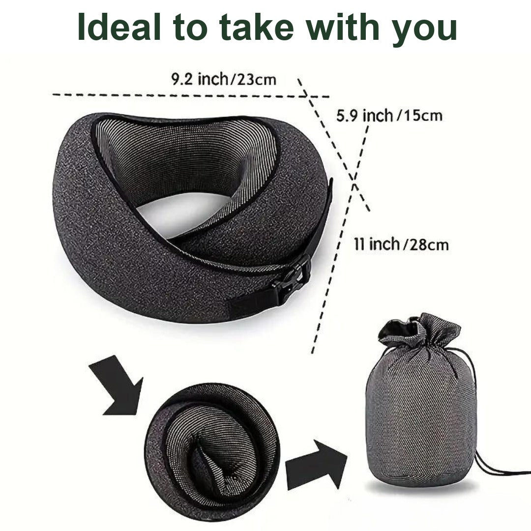 Travel Neck Pillow – 360° Support Flight Cushion