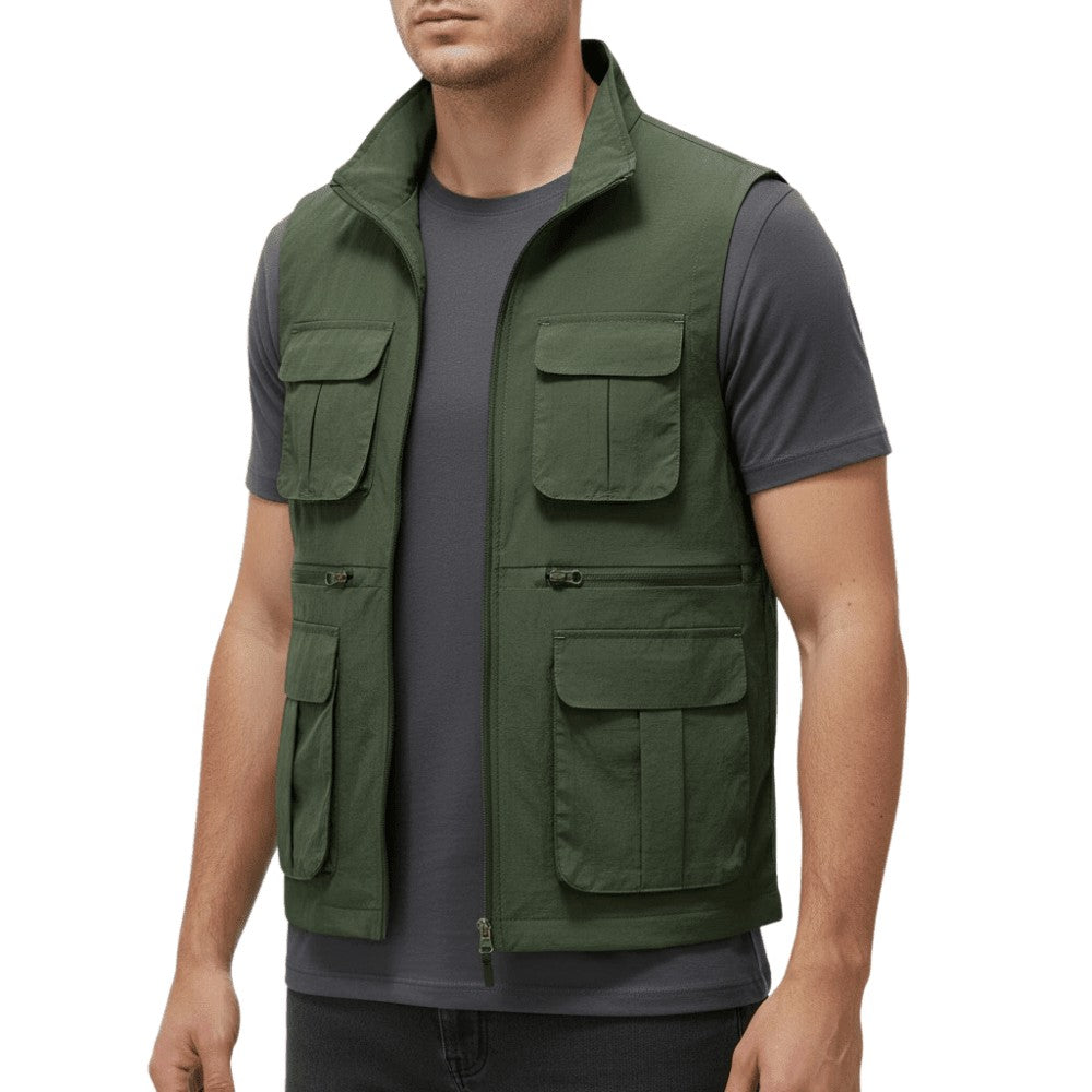 Travel Vest – Lightweight Quick-Dry Multi-Pocket Utility Vest