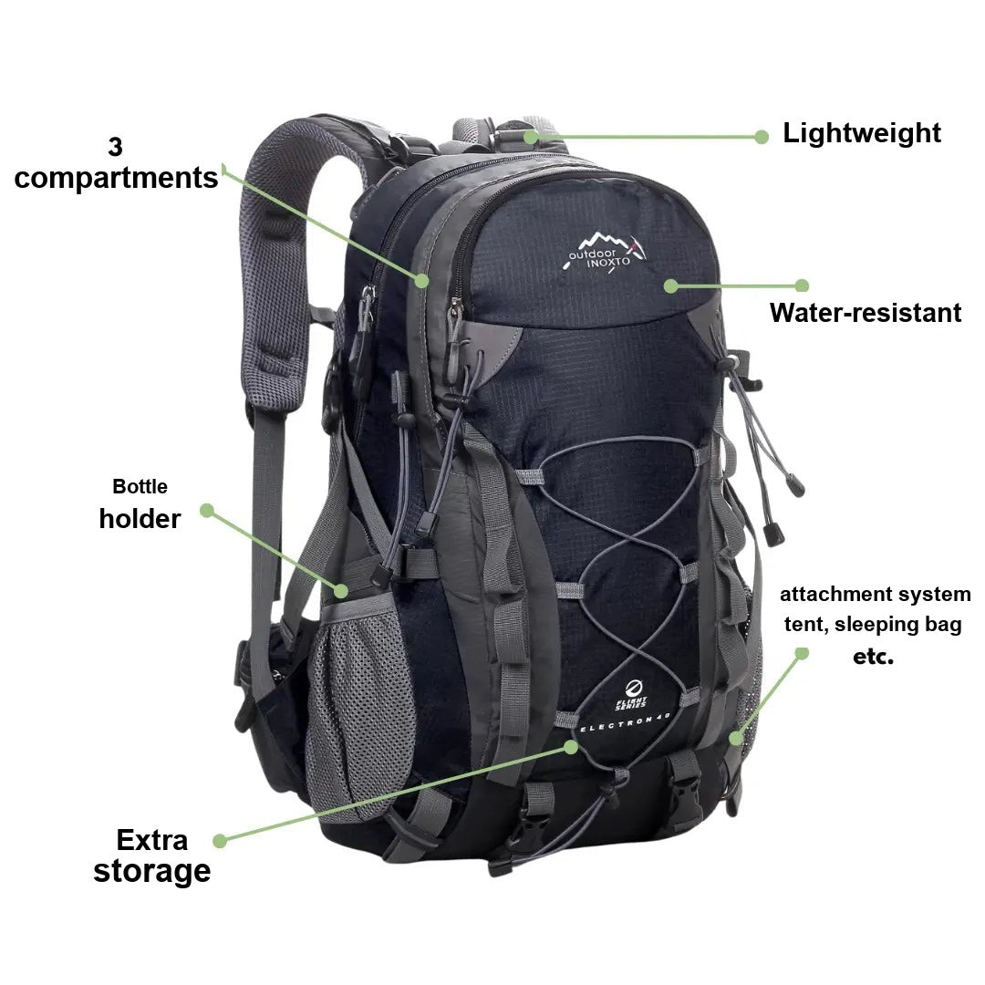 Trekking Backpack 40L – Waterproof Outdoor Rucksack