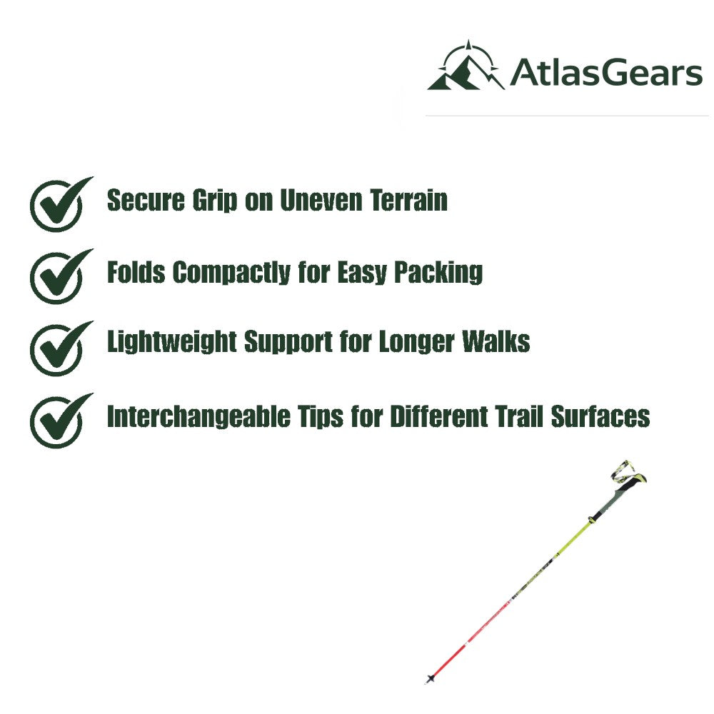 Trekking Pole – Lightweight Folding Carbon Hiking Pole