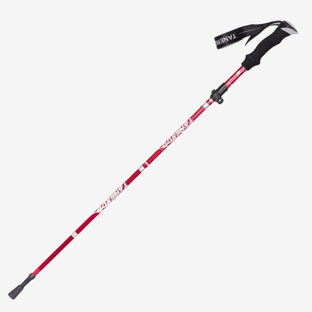 Trekking Pole – Lightweight Folding Hiking Pole – Red