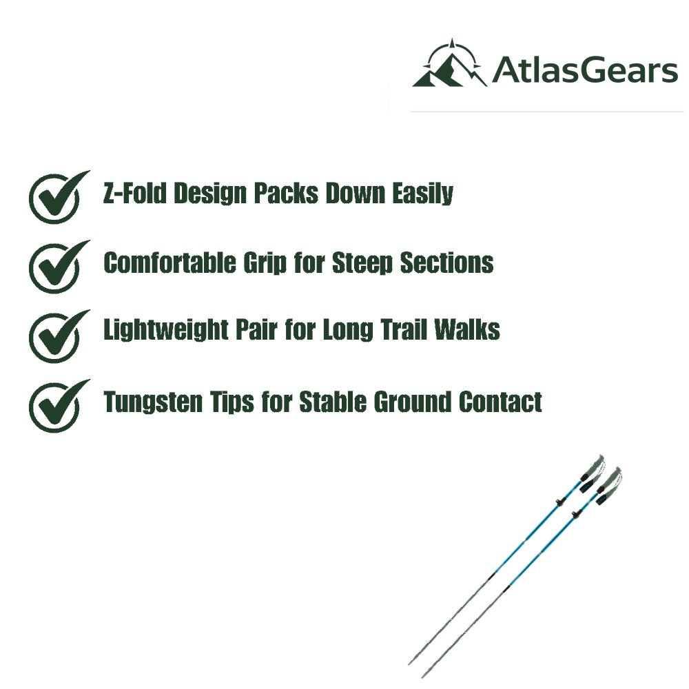 Trekking Poles – Lightweight Folding Hiking Poles
