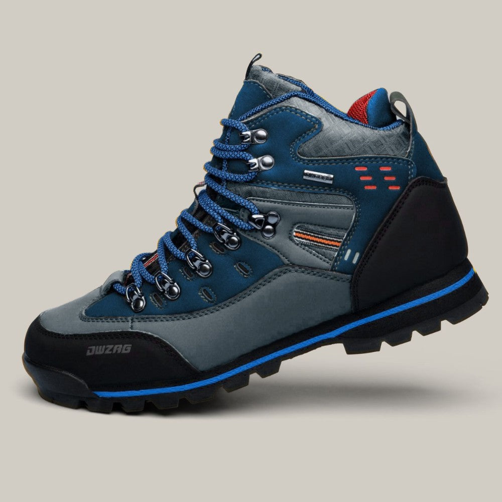 Trekking Shoes – Men's Waterproof Lightweight Hiking Boots – Blue