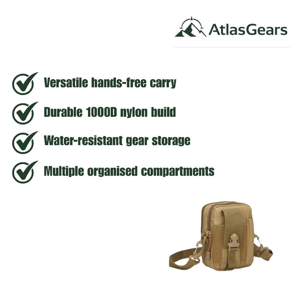 Waist Bag – Durable Water-Resistant Nylon Bum Bag