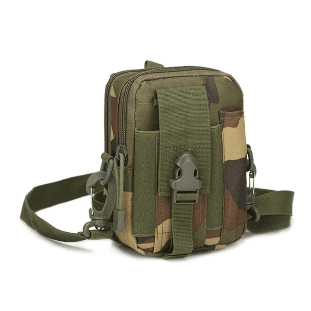 Waist Bag – Durable Water-Resistant Nylon Bum Bag – Camouflage A