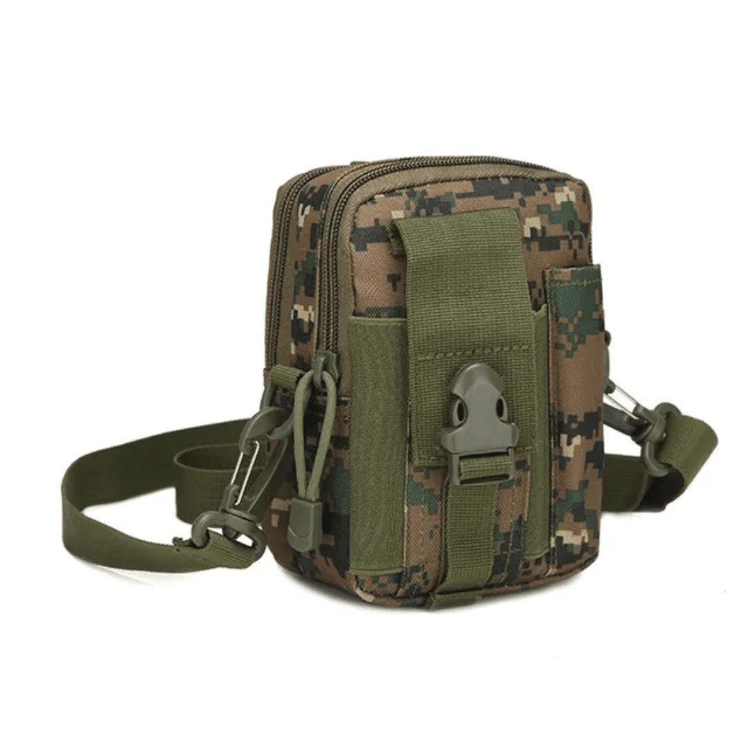 Waist Bag – Durable Water-Resistant Nylon Bum Bag – Camouflage B