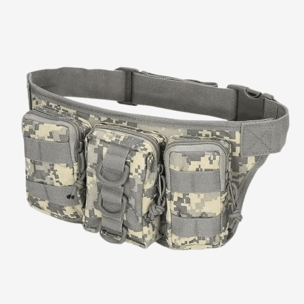 Waist Pack – Durable Adjustable 5L Bum Bag – ACU Camo