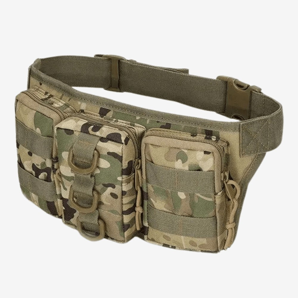 Waist Pack – Durable Adjustable 5L Bum Bag – Camouflage