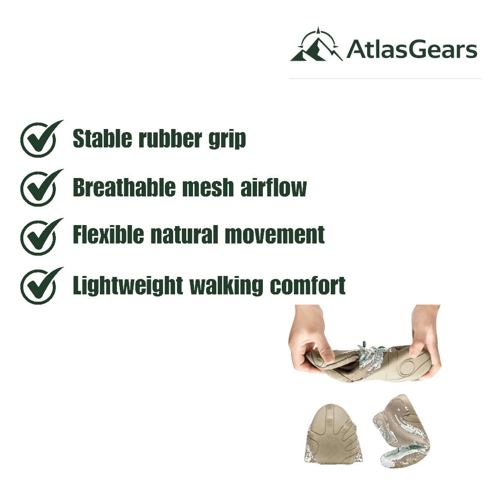 Walking Shoes – Lightweight Breathable Grip Trainers