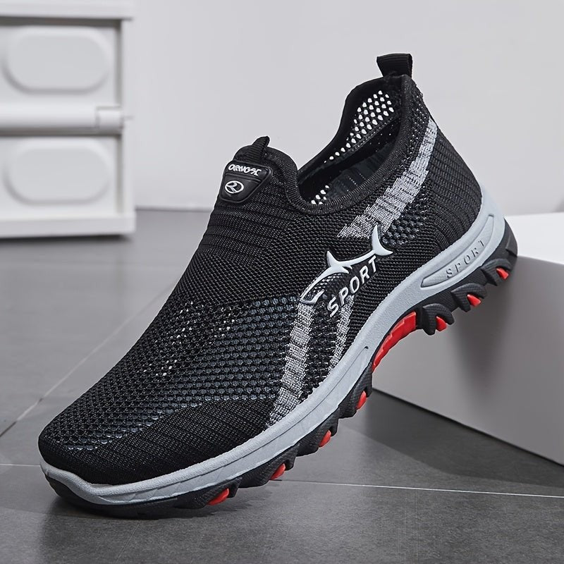 Walking Shoes – Lightweight Breathable Mesh Slip-On Shoes