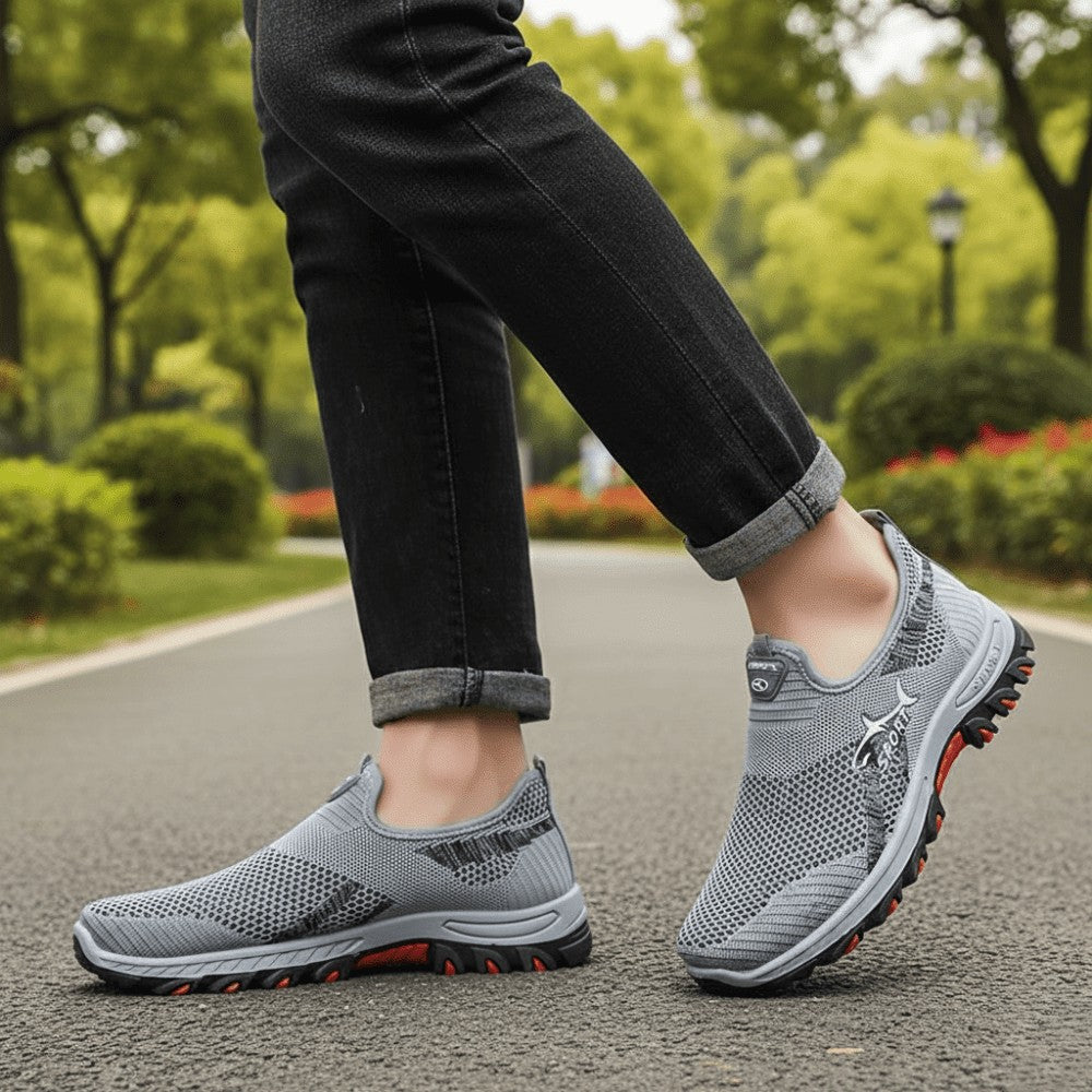 Walking Shoes – Lightweight Breathable Mesh Slip-On Shoes