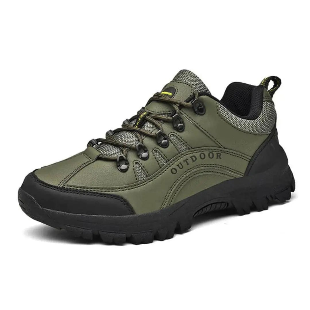 Walking Shoes – Men's Cushioned Comfortable Trail Shoes – Green