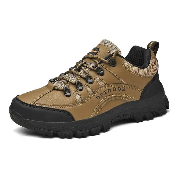 Walking Shoes – Men's Cushioned Comfortable Trail Shoes – Brown