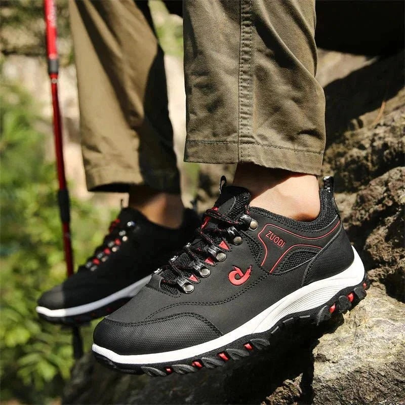 Walking Shoes – Men's Lightweight Durable Everyday Shoes – Black