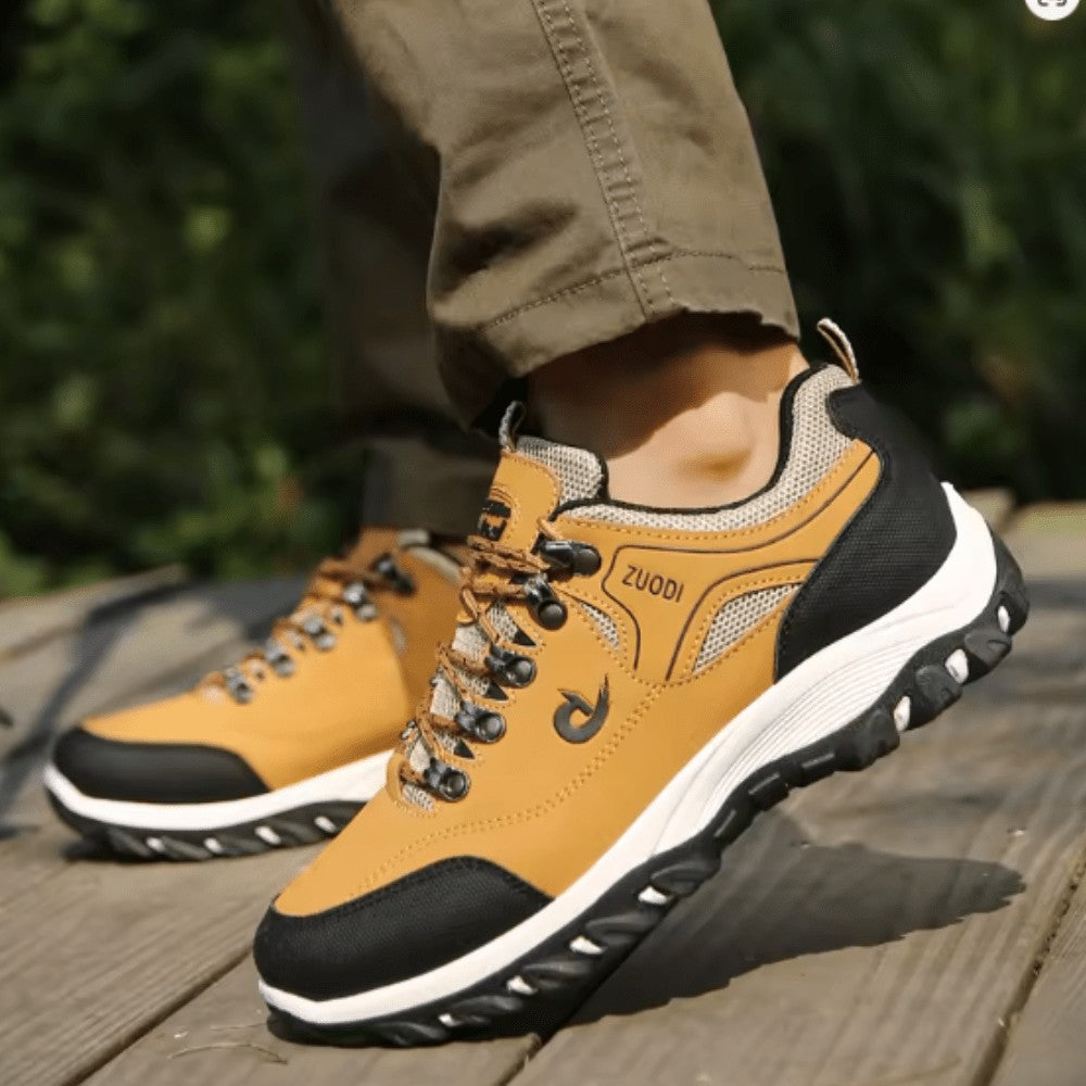 Walking Shoes – Men's Lightweight Durable Everyday Shoes – Yellow