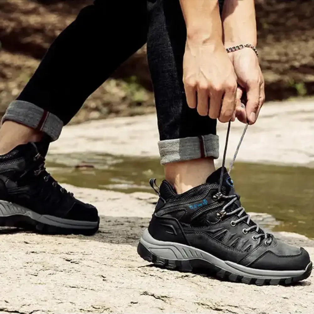 Walking Shoes – Unisex Waterproof Wide-Fit Trail Shoes