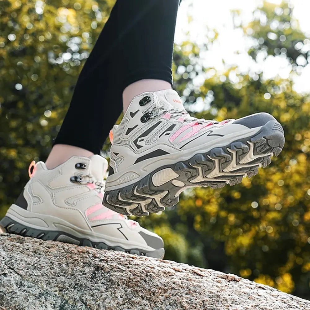 Walking Shoes – Unisex Waterproof Wide-Fit Trail Shoes