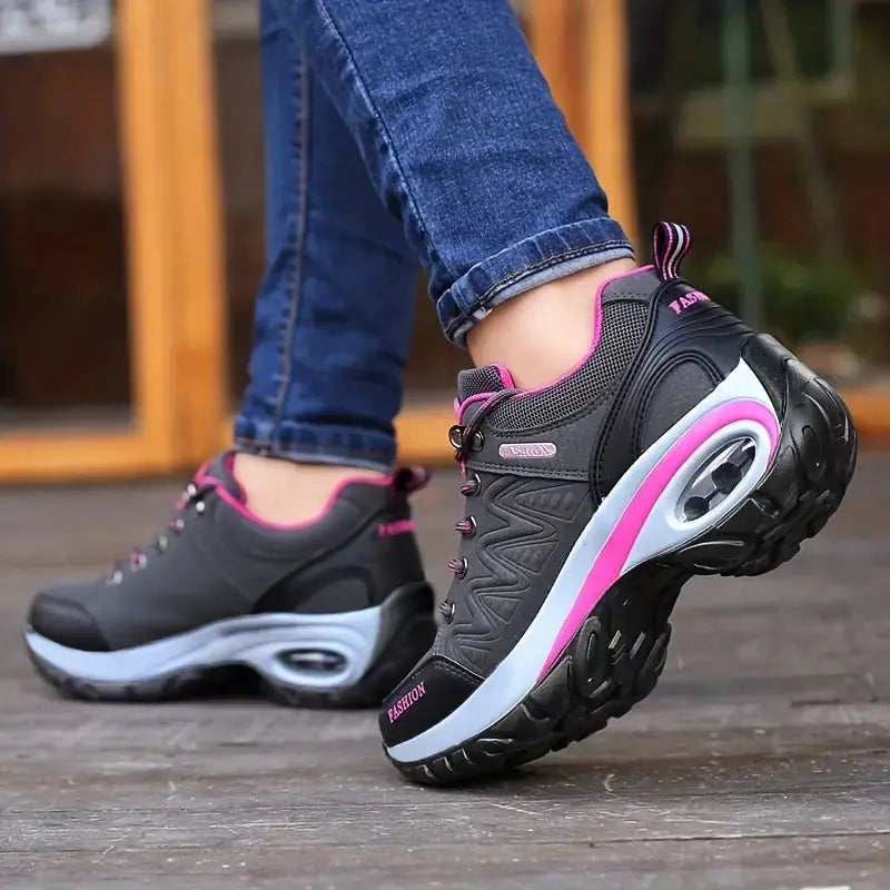 Walking Shoes – Women's Waterproof Wide-Fit Trail Shoes