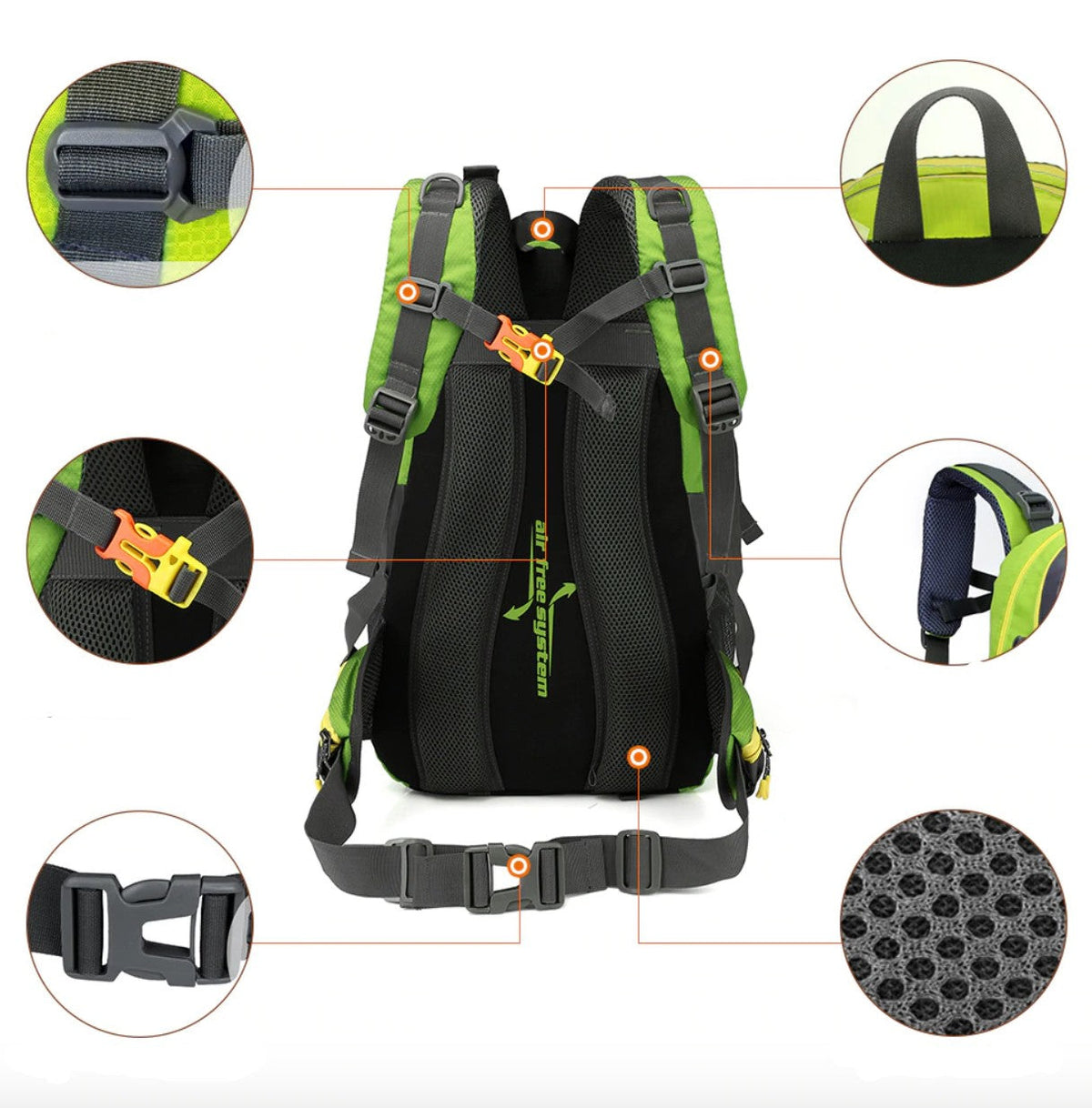 Waterproof Backpack 40L – Lightweight Hiking Rucksack