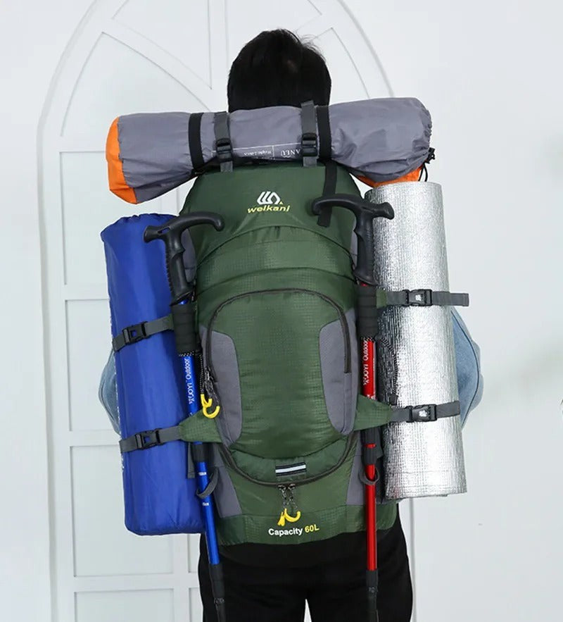Waterproof Backpack 60L – Large Outdoor Trekking Rucksack
