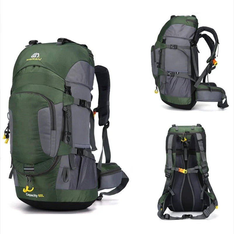Waterproof Backpack 60L – Large Outdoor Trekking Rucksack