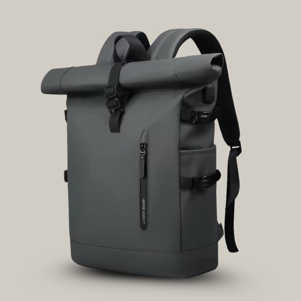 Waterproof Backpack – Ultra Dry Roll-Top Rucksack – Grey