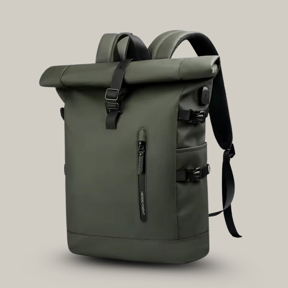 Waterproof Backpack – Ultra Dry Roll-Top Rucksack – Green