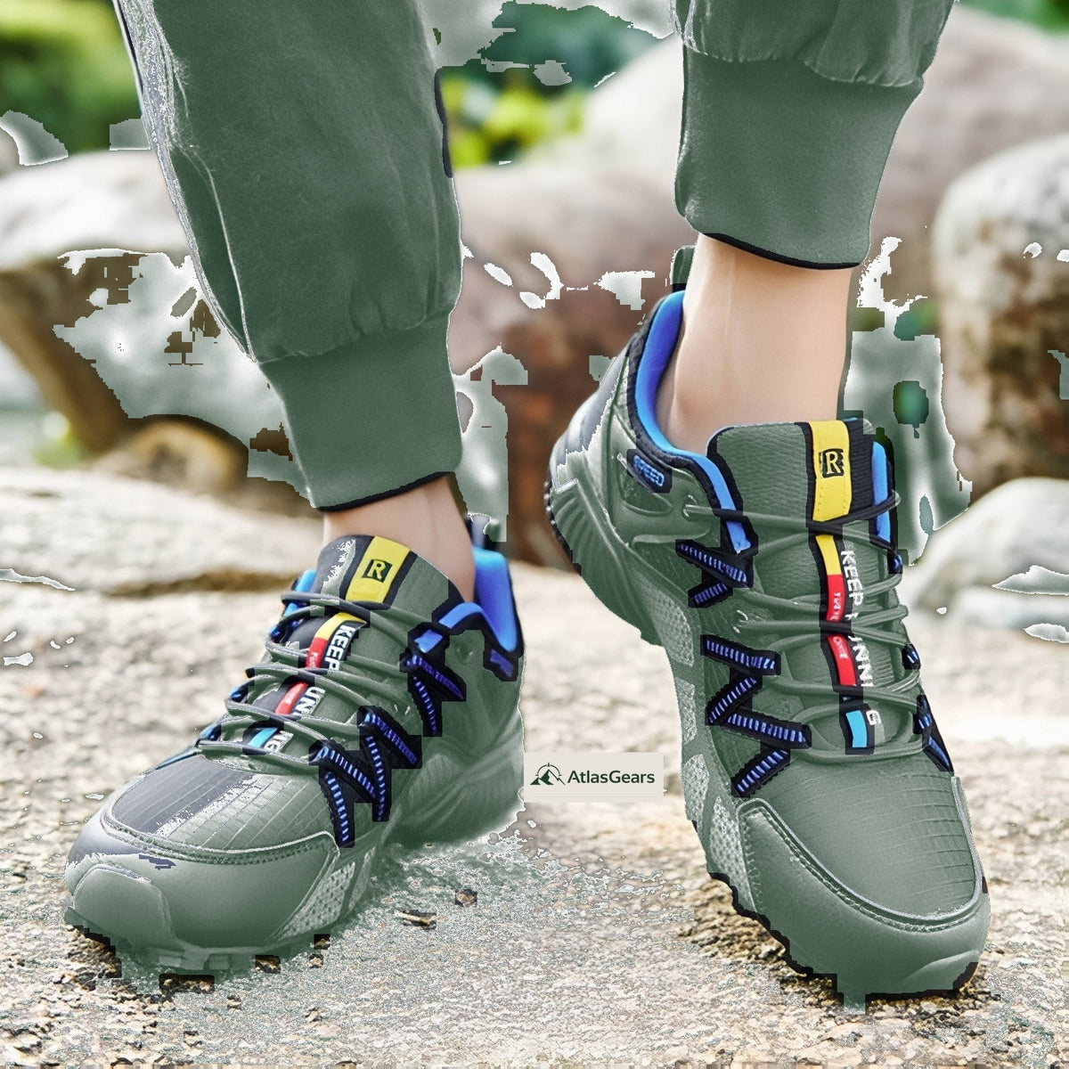 Waterproof Hiking Shoes – Grippy Reinforced Trail Trainers