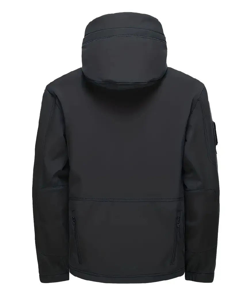 Waterproof Jacket – Men's Wind & Rainproof Hooded Coat