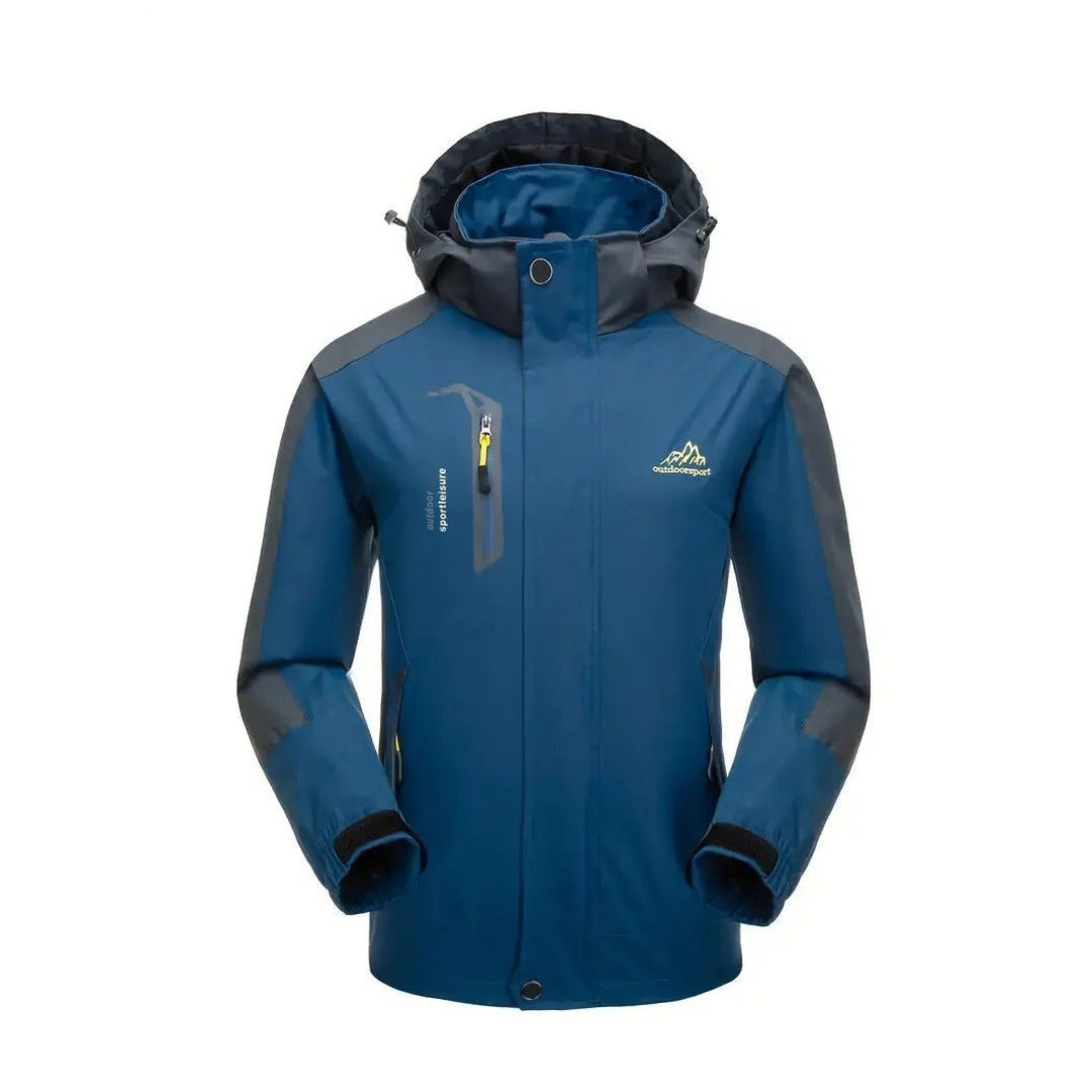 Waterproof Jacket – Windproof Outdoor Spring Shell – Dark Blue