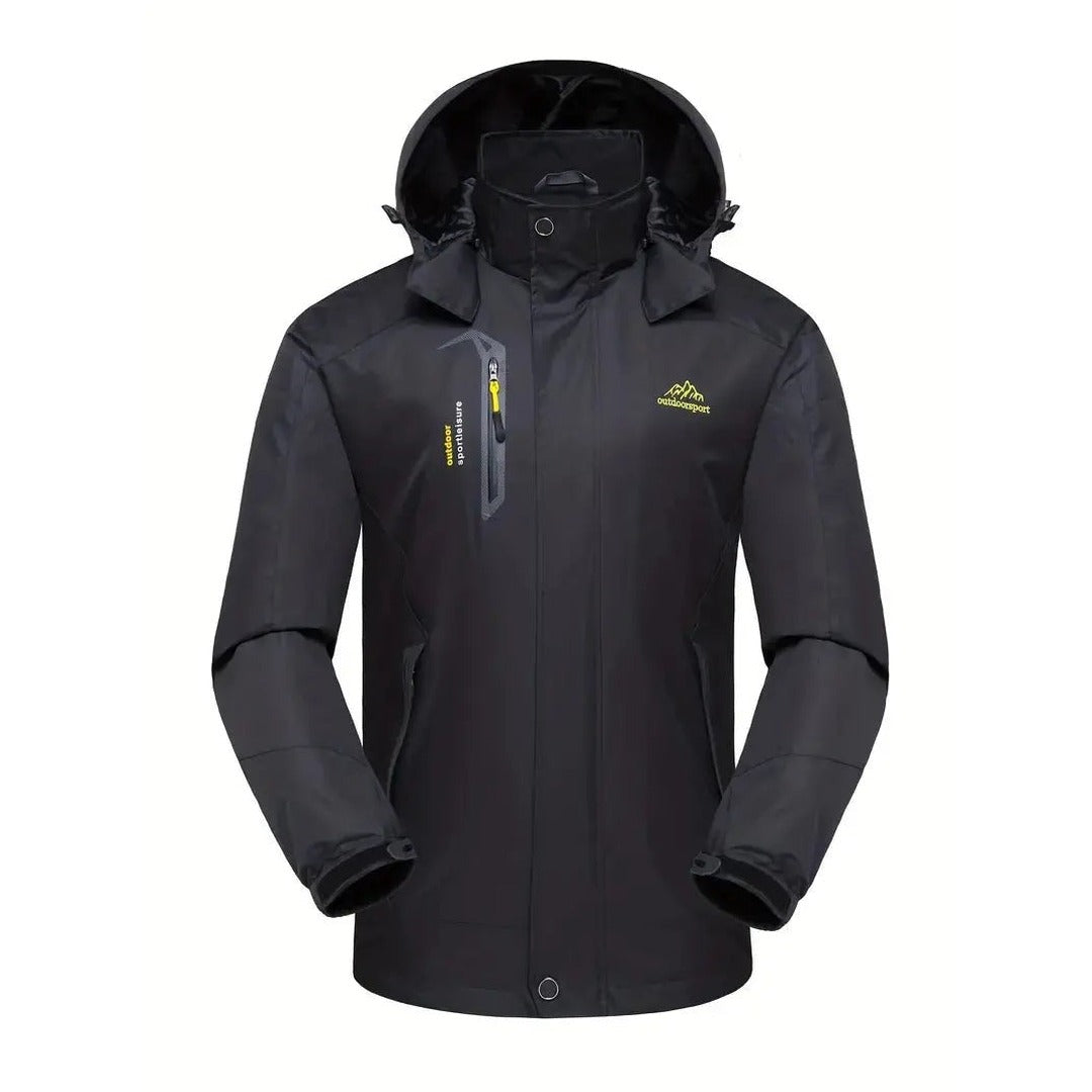 Waterproof Jacket – Windproof Outdoor Spring Shell – Grey