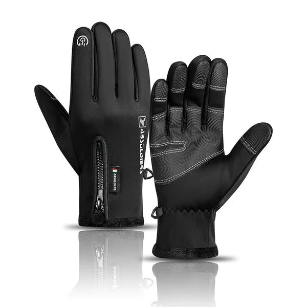 Waterproof Winter Gloves – Insulated Touchscreen Gloves – Black