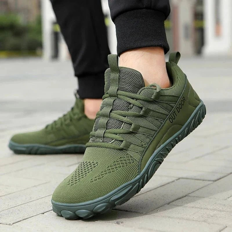 Wide-Fit Walking Shoes – Breathable Lightweight Grip Shoes
