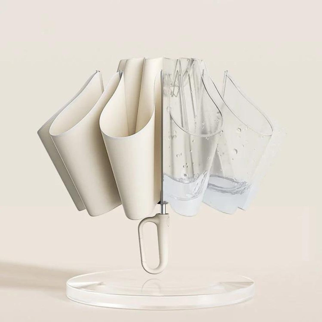 Windproof Storm Umbrella – Automatic Reflective Fibreglass