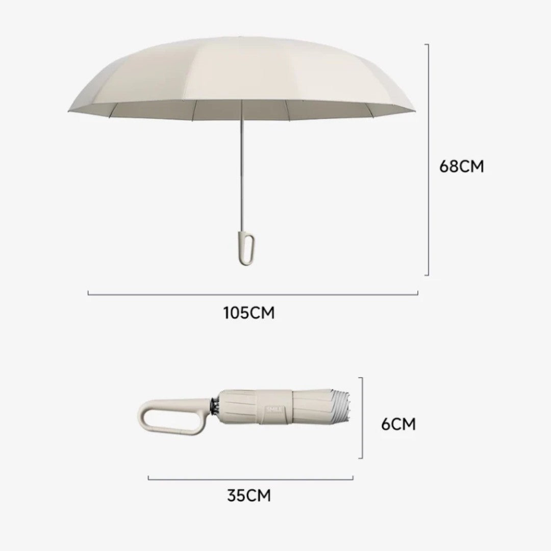 Windproof Storm Umbrella – Automatic Reflective Fibreglass