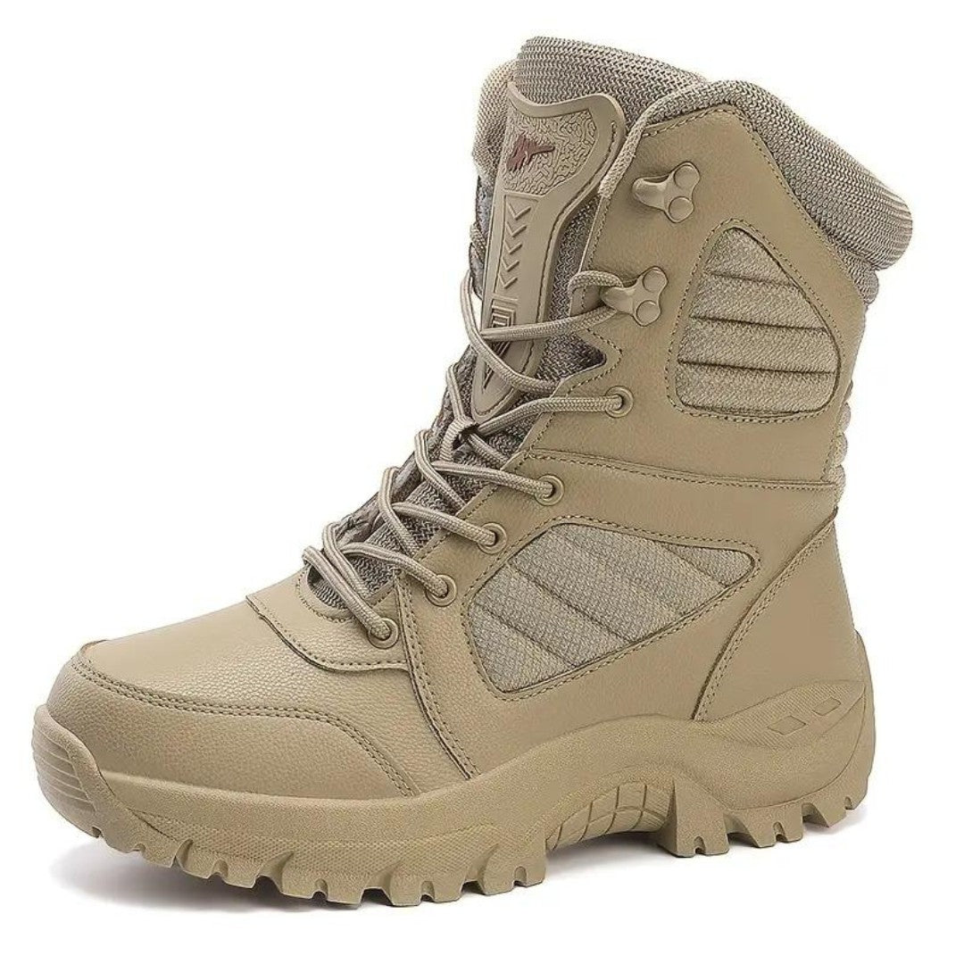 Winter Boots – Men's Lined Waterproof Windproof Boots – Khaki