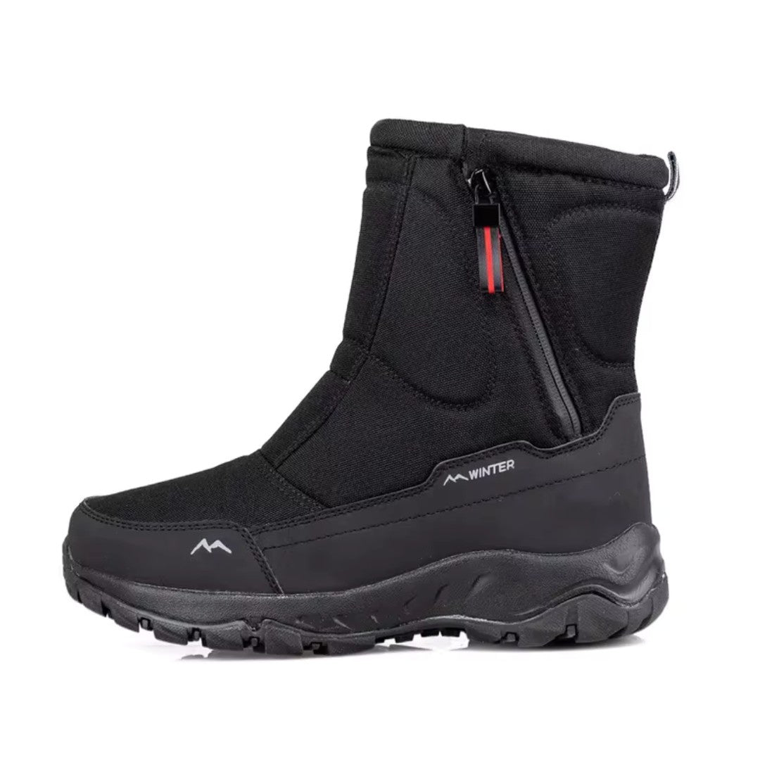 Winter Boots – Unisex Thermal Insulated Snow Boots – Black for Men