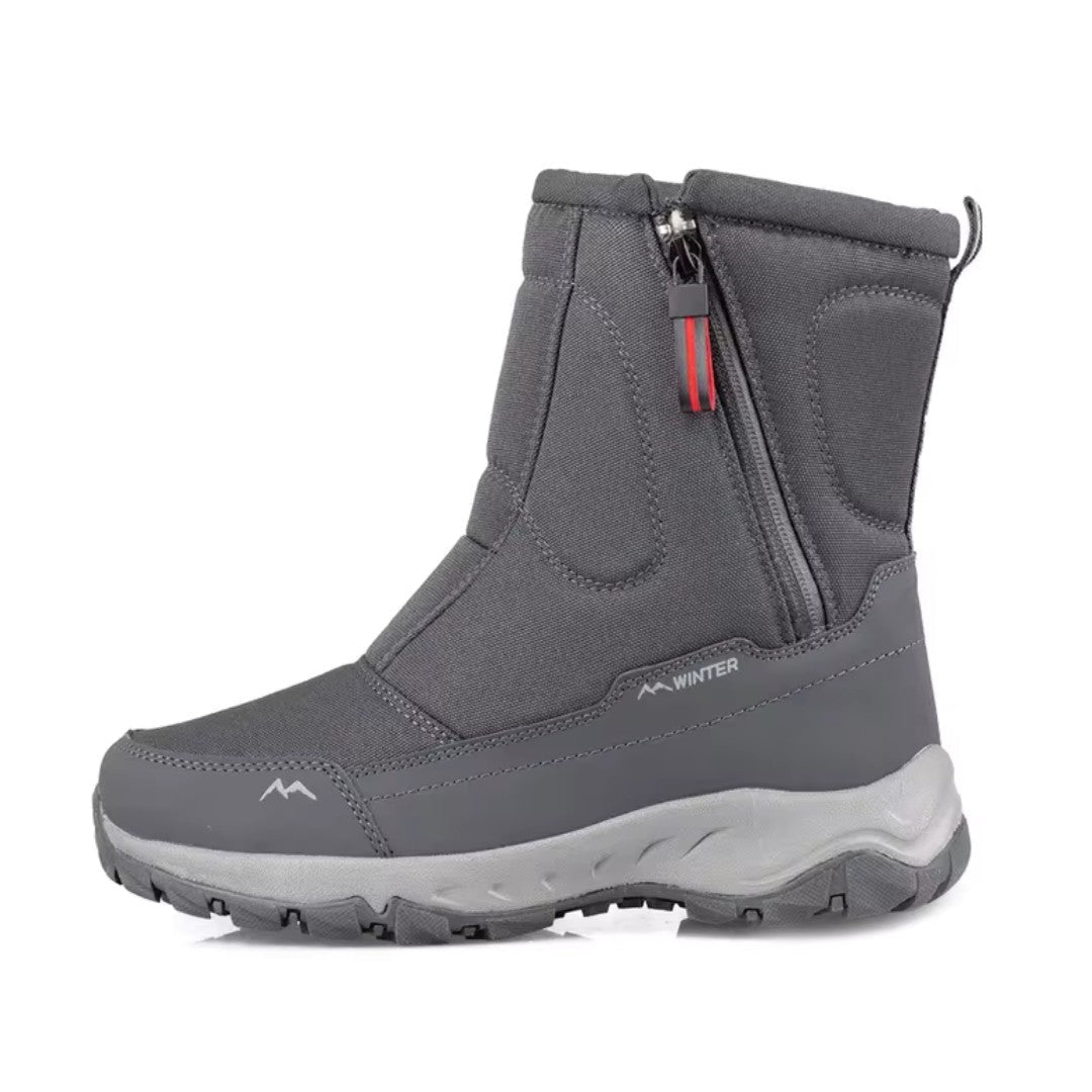 Winter Boots – Unisex Thermal Insulated Snow Boots – Grey