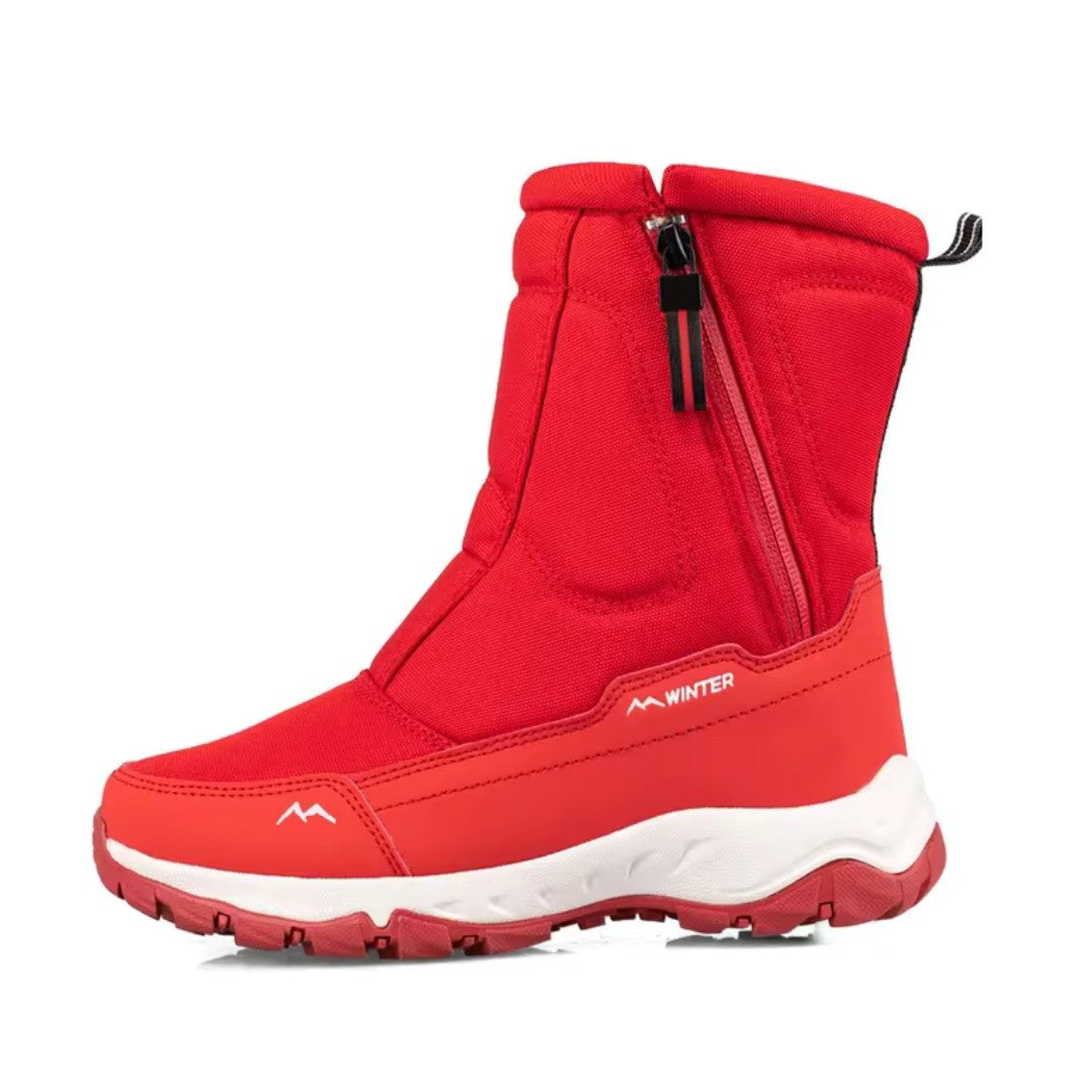 Winter Boots – Unisex Thermal Insulated Snow Boots – Red