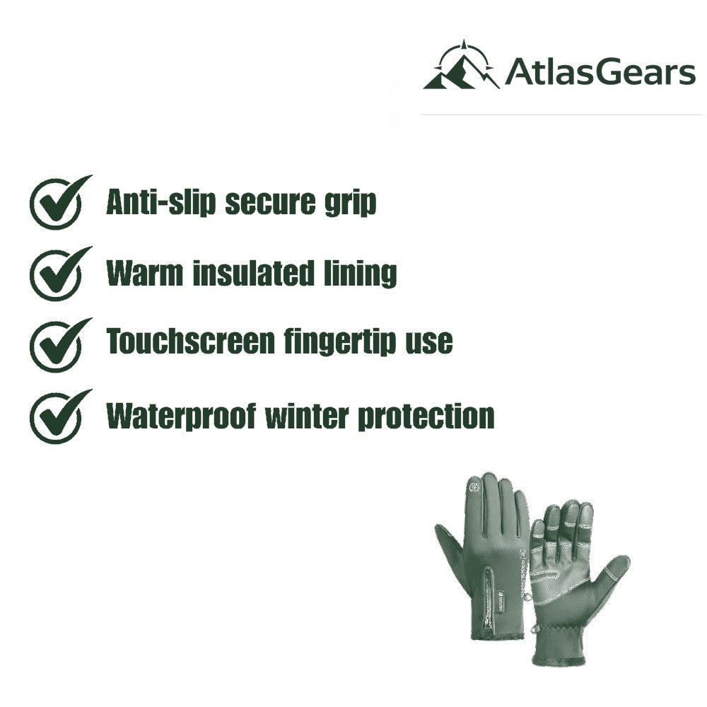 Winter Gloves – Waterproof Insulated Touchscreen Gloves