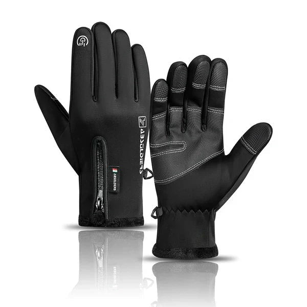 Winter Gloves – Waterproof Insulated Touchscreen Gloves – Black