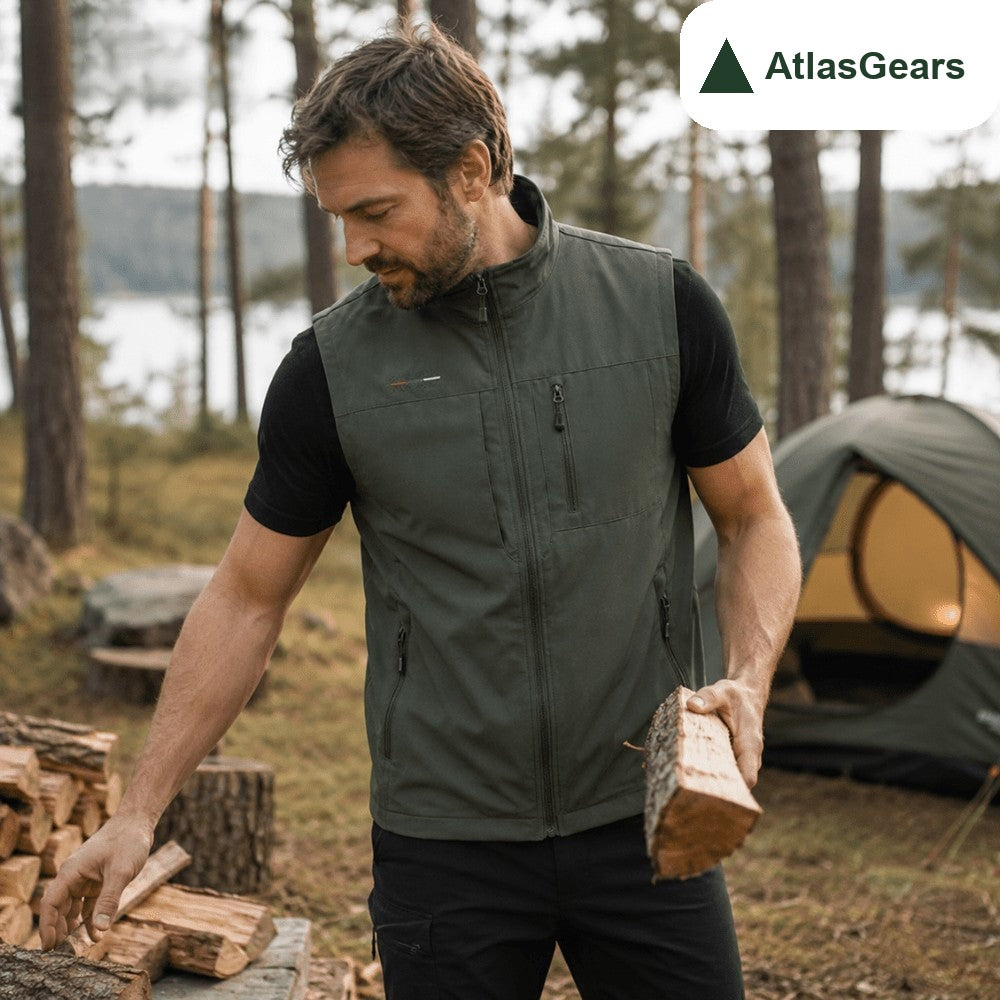Outdoor Gilet – Men's Lightweight Multi-Pocket Vest