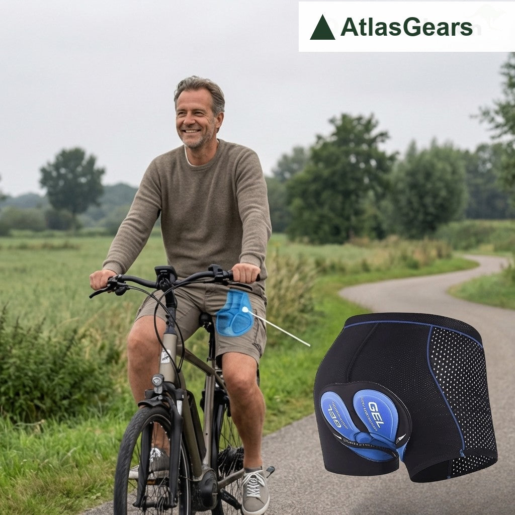 Cycling Undershorts – Gel-Padded Unisex Bike Base Shorts