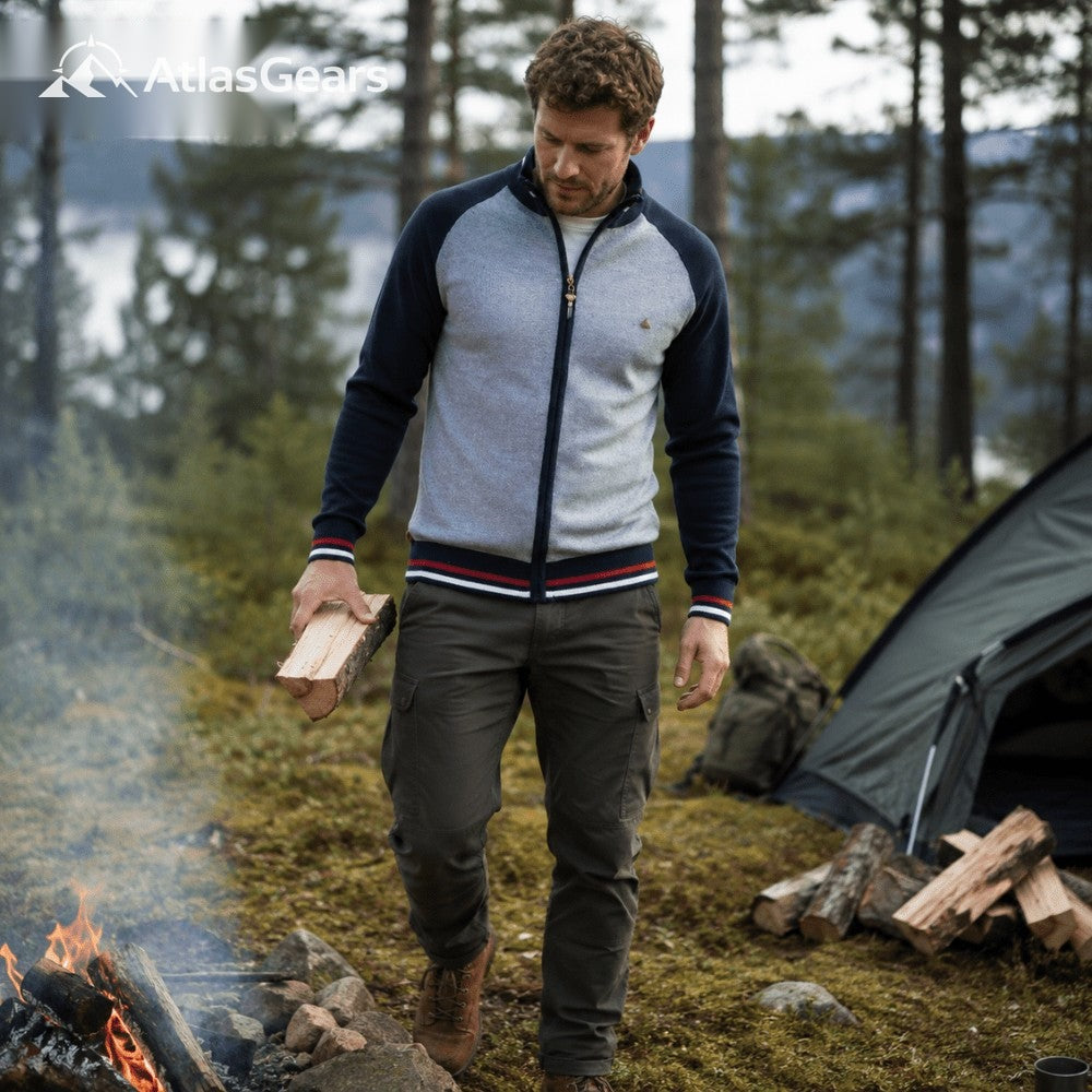 Zip Sweater – Men's Lightweight Cotton Outdoor Mid-Layer