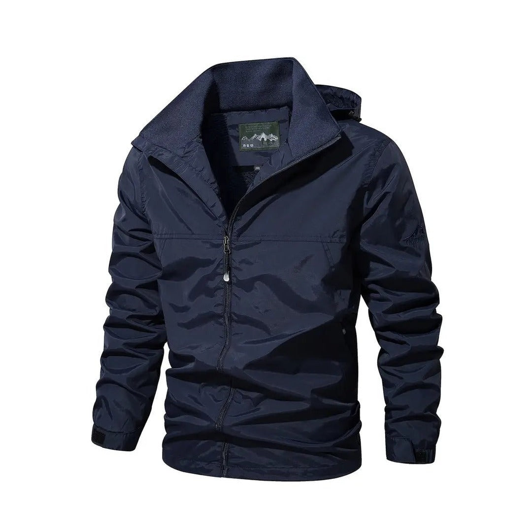 Men's Waterproof Outdoor Jacket – Wind & Waterproof Nylon Coat