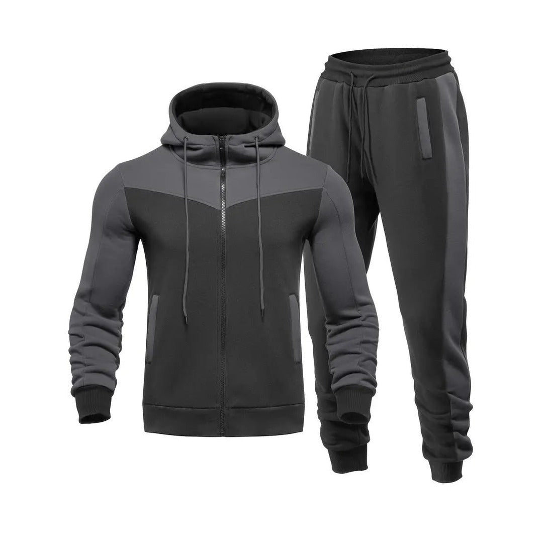 Men's 2-Piece Tracksuit – Performance Hoodie & Joggers Set