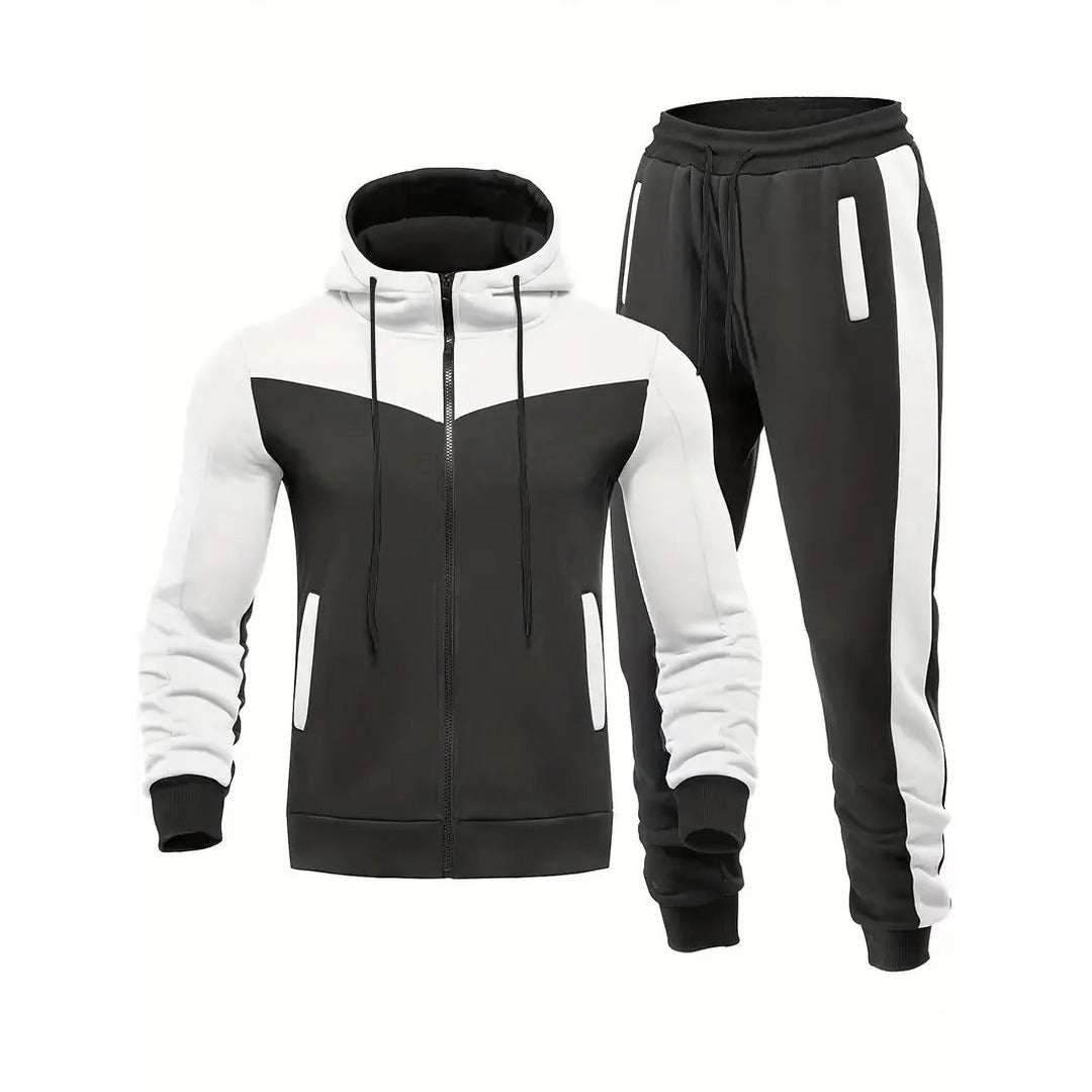 Men's 2-Piece Tracksuit – Performance Hoodie & Joggers Set