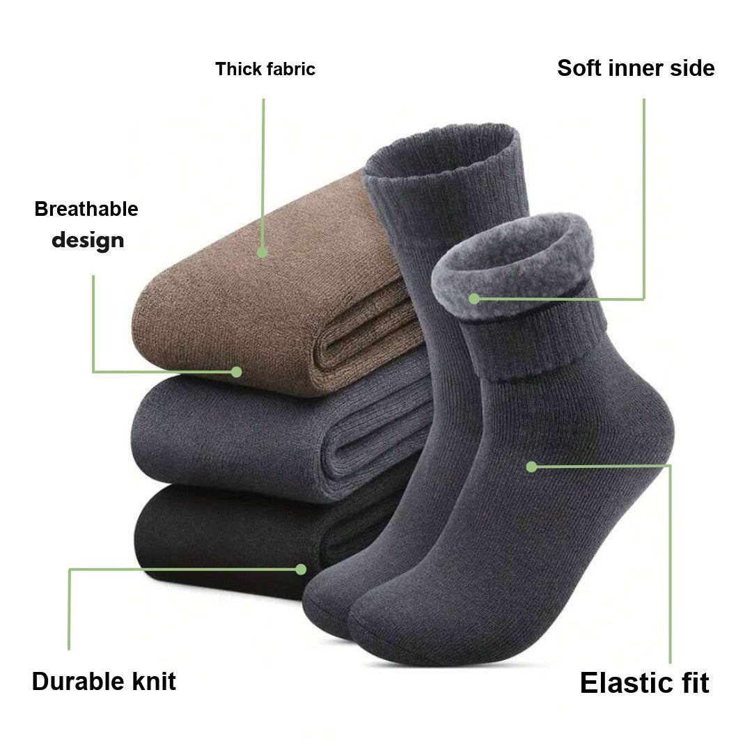 Thermal Socks – Soft Plush-Lined Warm Winter Socks