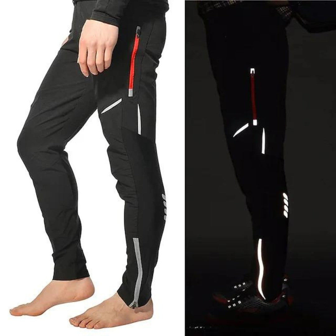 Men's Cycling Trousers – Windproof Stretch Padded Bike Tights