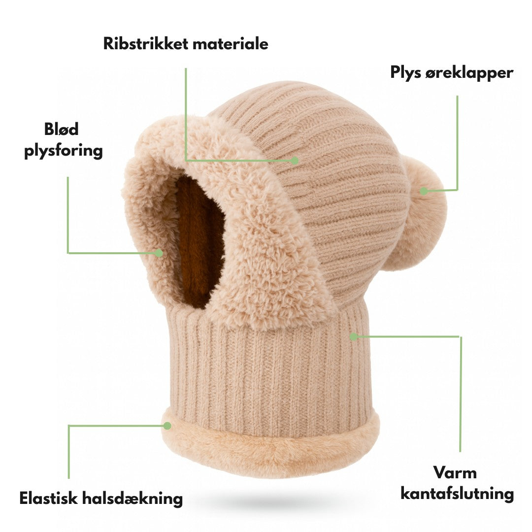 Women's Winter Balaclava – Warm Plush Ear-Flap Ski Mask